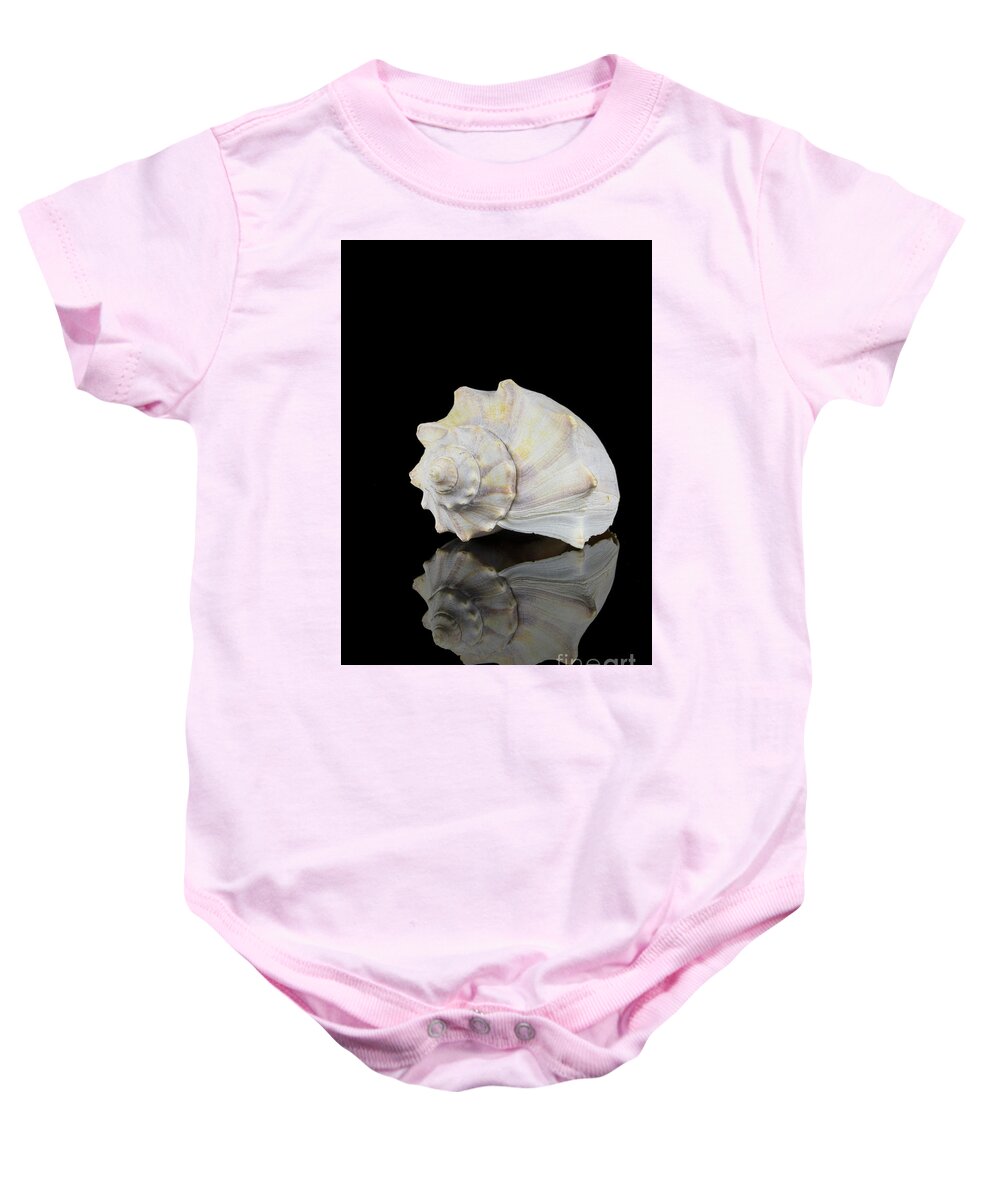 Seashell Baby Onesie featuring the photograph Sexy Seashell by Anthony Sacco