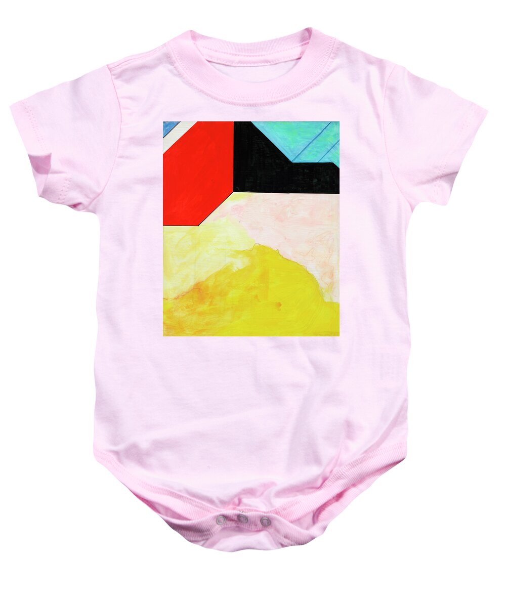 Abstract Baby Onesie featuring the painting Sinfonia un bel giorno - Part 4 by Willy Wiedmann