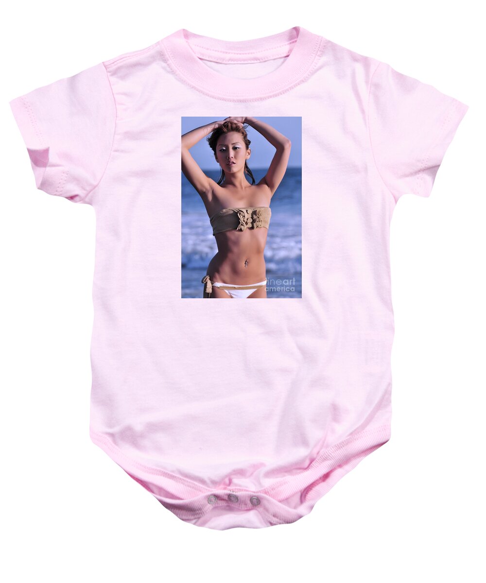 Glamour Photographs Baby Onesie featuring the photograph Soothing vision by Robert WK Clark