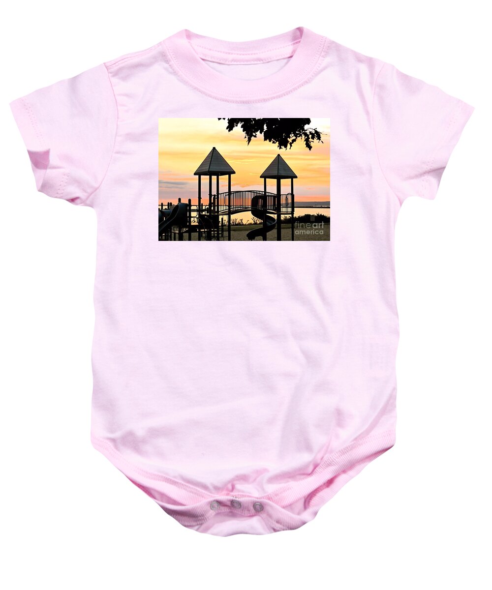 Sunrise Baby Onesie featuring the photograph Sunrise 2015 October 9 by Janice Drew