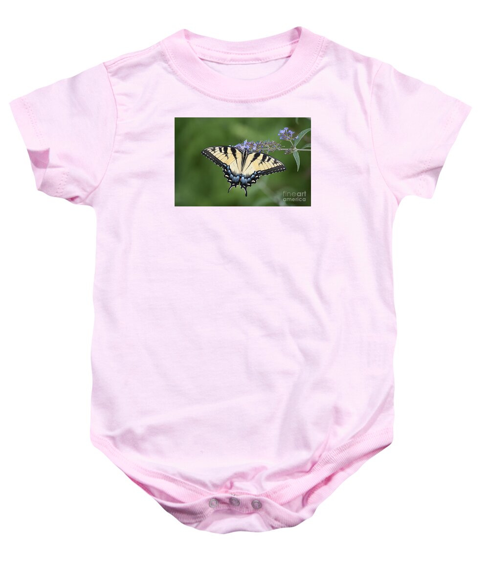 Swallowtail Baby Onesie featuring the photograph Swallowtail 20120723_24a by Tina Hopkins