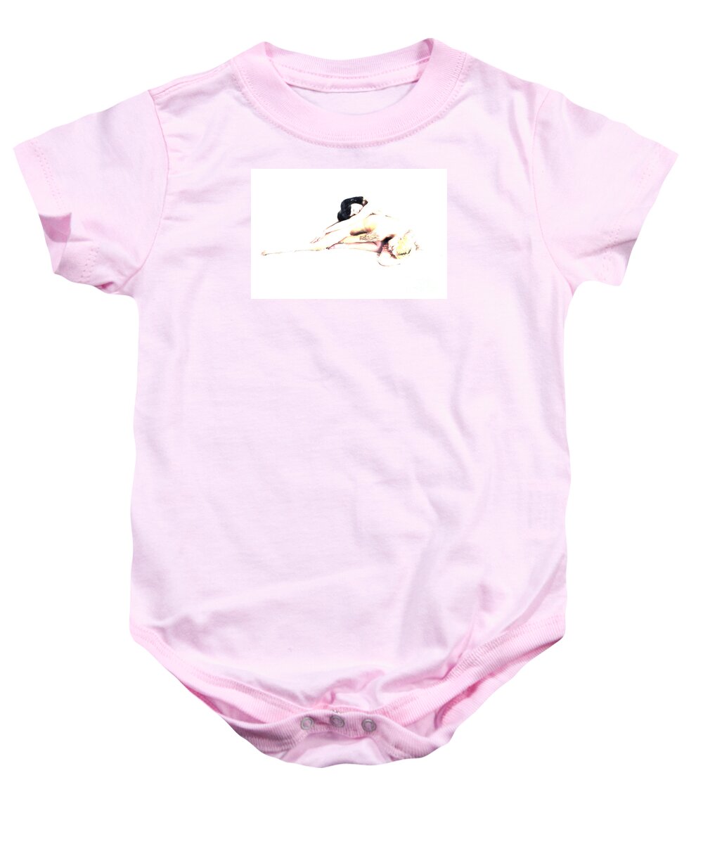 Artistic Baby Onesie featuring the photograph The Embrace by Robert WK Clark