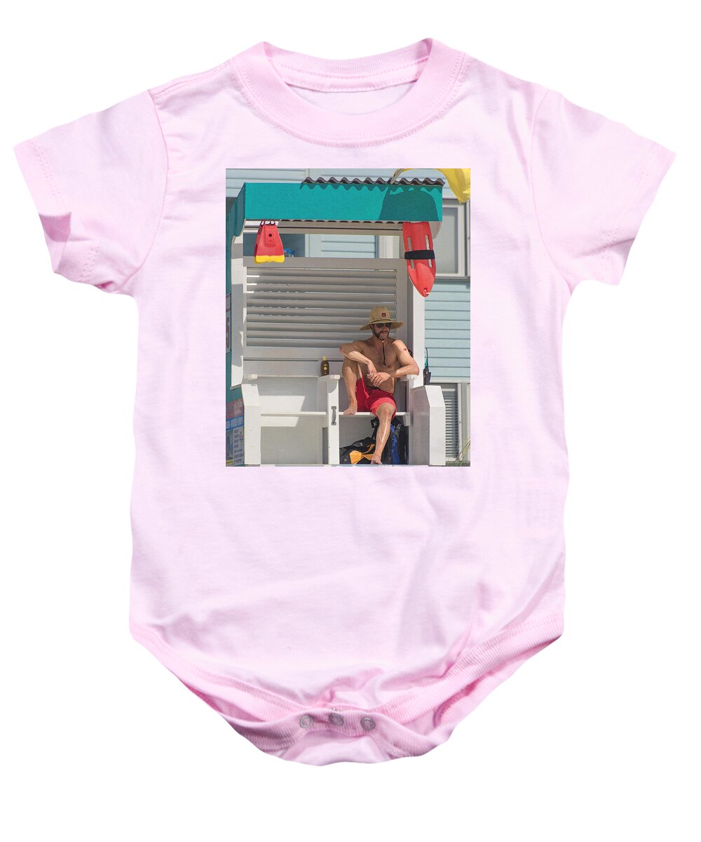 Original Baby Onesie featuring the photograph The Guard by WAZgriffin Digital
