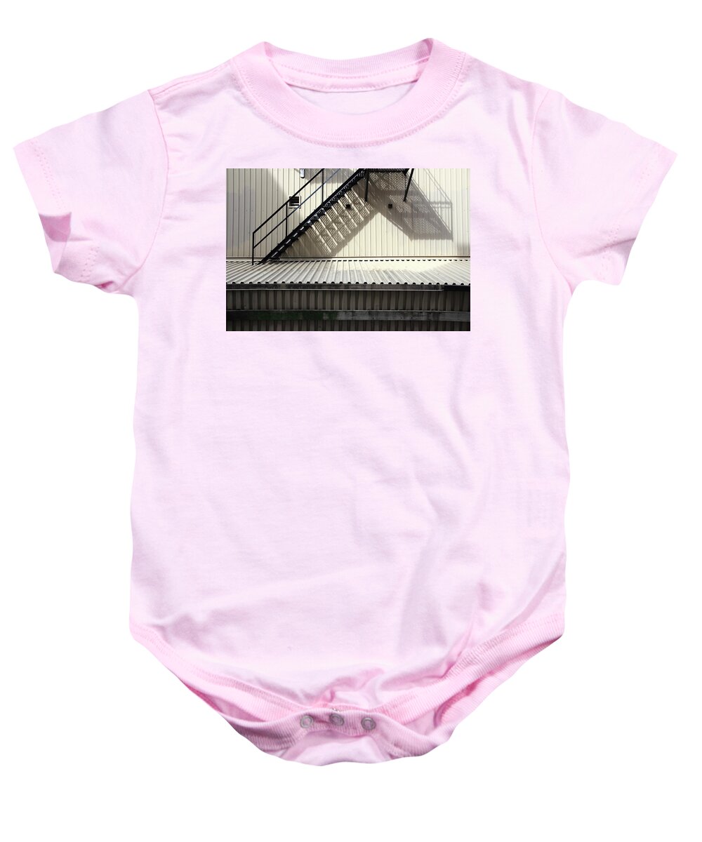 Angles Baby Onesie featuring the photograph The Shadow Dragon That Was Never There by Kreddible Trout