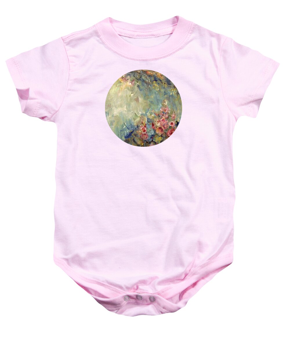 Impressionism Baby Onesie featuring the painting The Sparkle of Light by Mary Wolf