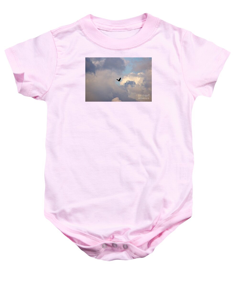 Photography Baby Onesie featuring the photograph Through Stormy Skies by Sean Griffin
