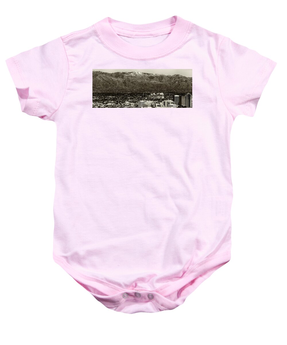 Tucson Baby Onesie featuring the photograph Tucson by Elaine Malott