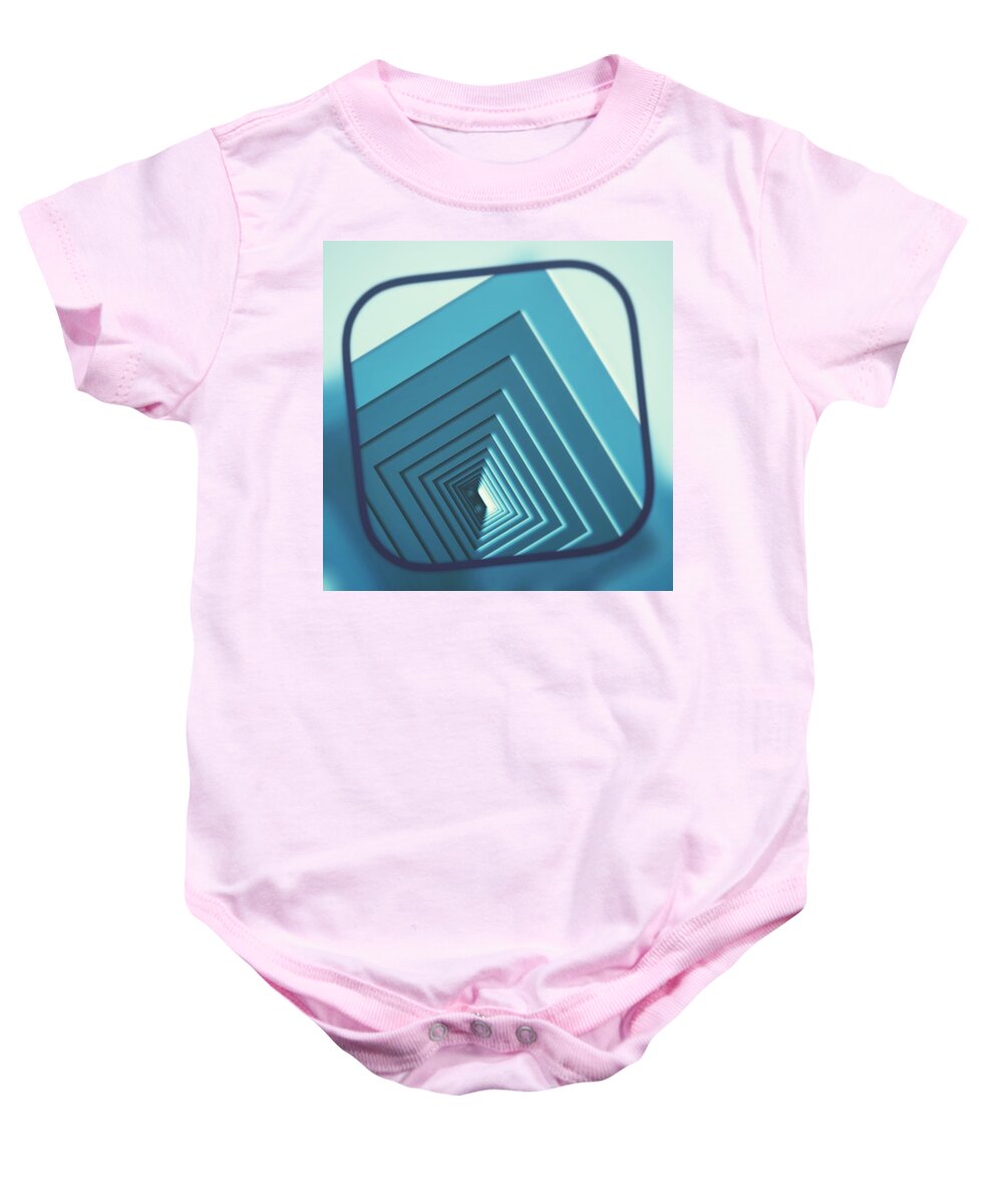 Wallpaper Baby Onesie featuring the digital art Wallpaper 11 by Marko Sabotin