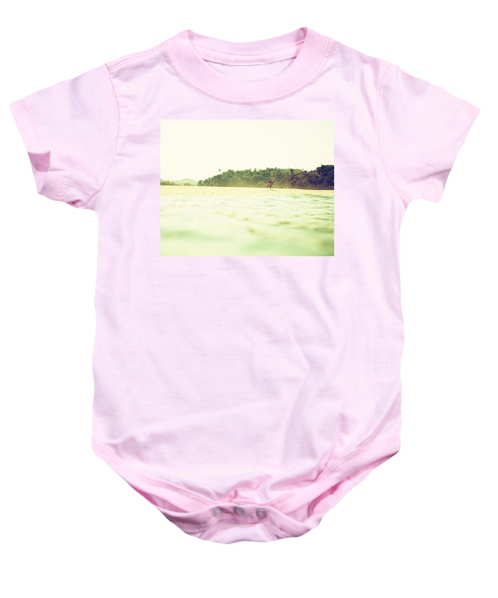Surfing Baby Onesie featuring the photograph Wandering by Nik West