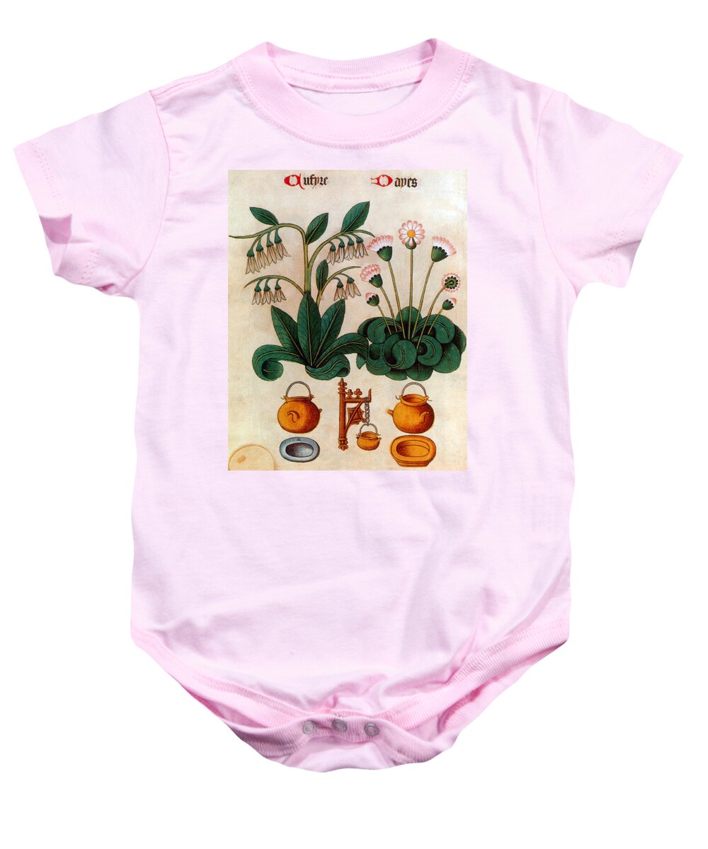 Bellis Perennis Baby Onesie featuring the photograph Common Daisy by Bug Sutton