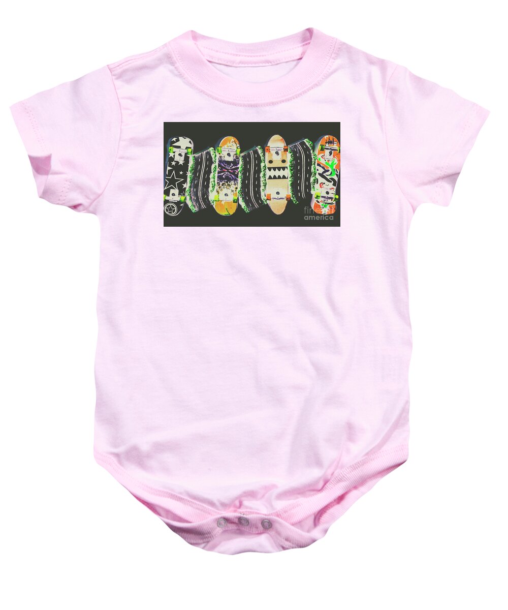 Skate Baby Onesie featuring the photograph Freestyle freeway by Jorgo Photography