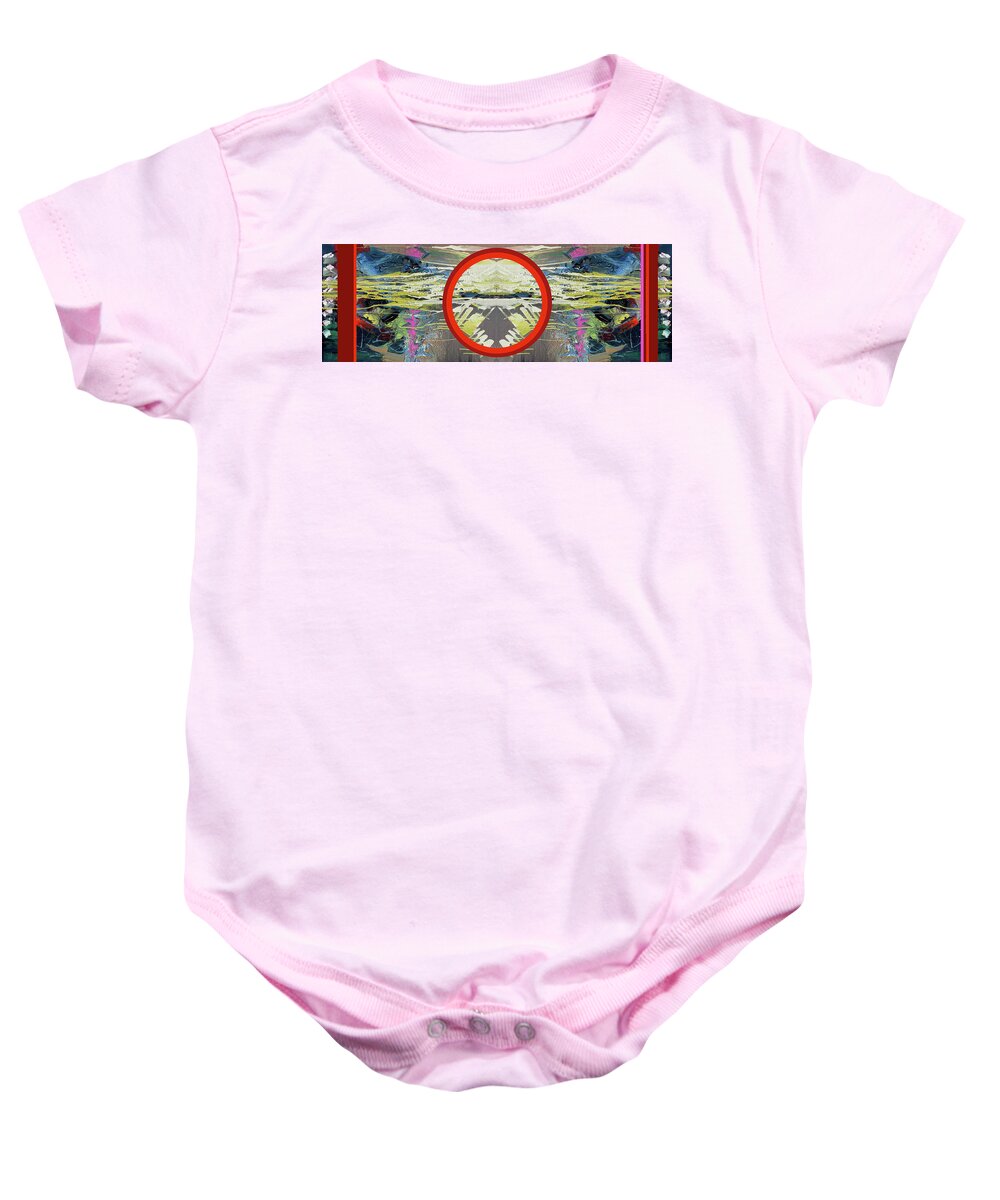  Baby Onesie featuring the painting Japan Mindset by John Gholson