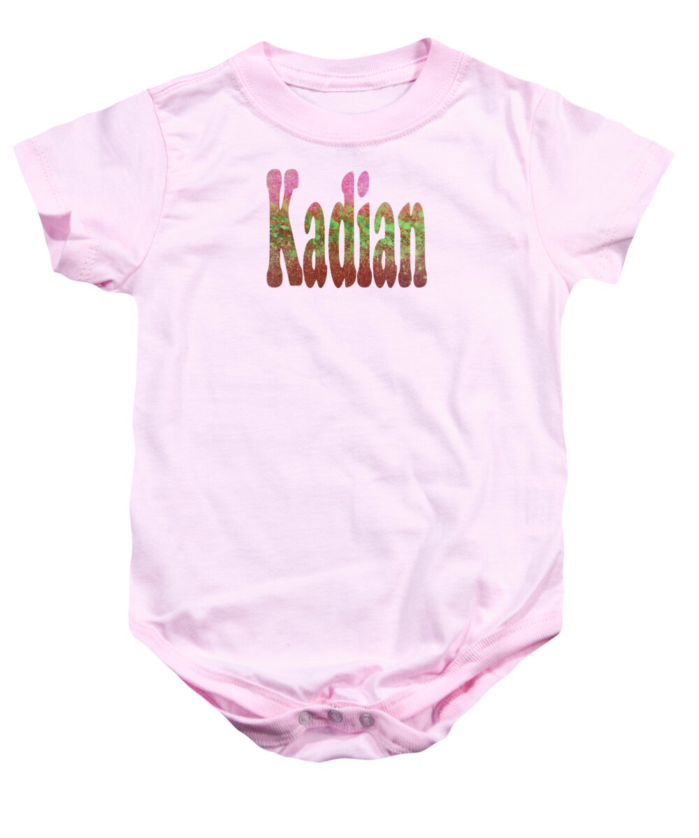 Kadian Baby Onesie featuring the digital art Kadian by Corinne Carroll