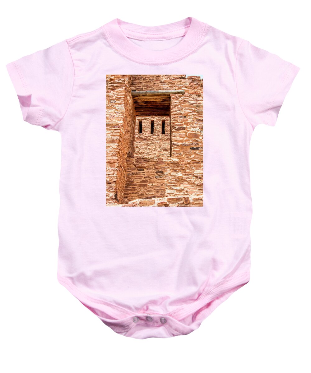 Missions Baby Onesie featuring the photograph Salinas Missions, New Mexico by Segura Shaw Photography