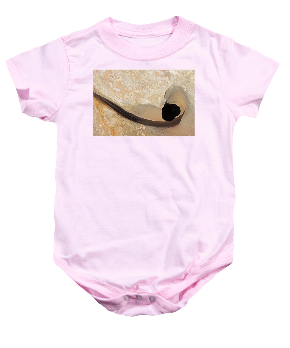 Utah Baby Onesie featuring the photograph Sandstone Curlyque by Jonathan Thompson