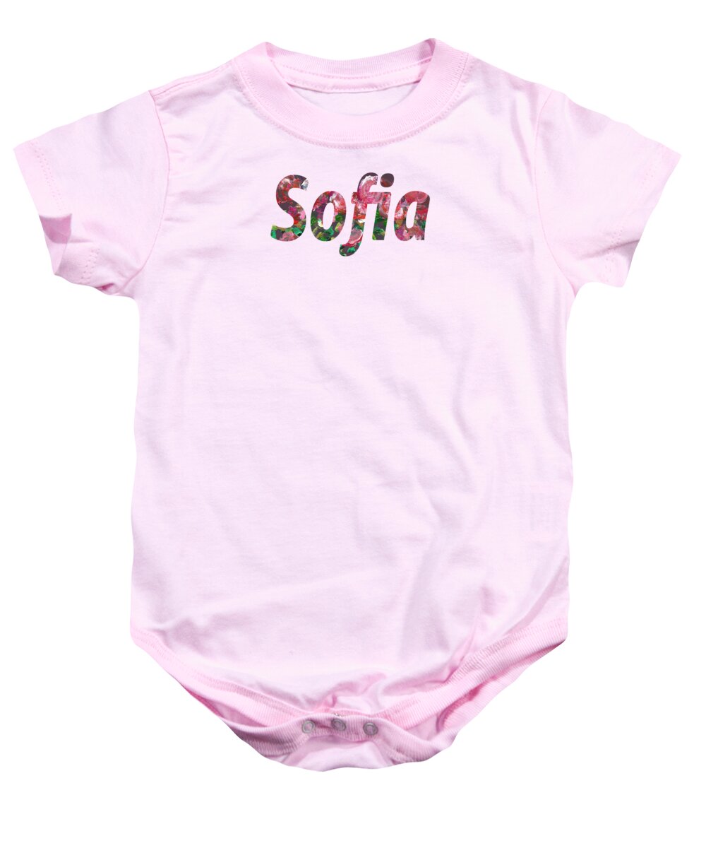 Home Decor Baby Onesie featuring the painting Sofia by Corinne Carroll