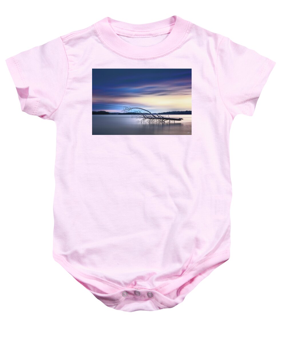Tree Baby Onesie featuring the photograph The Floating Tree by Steven Llorca