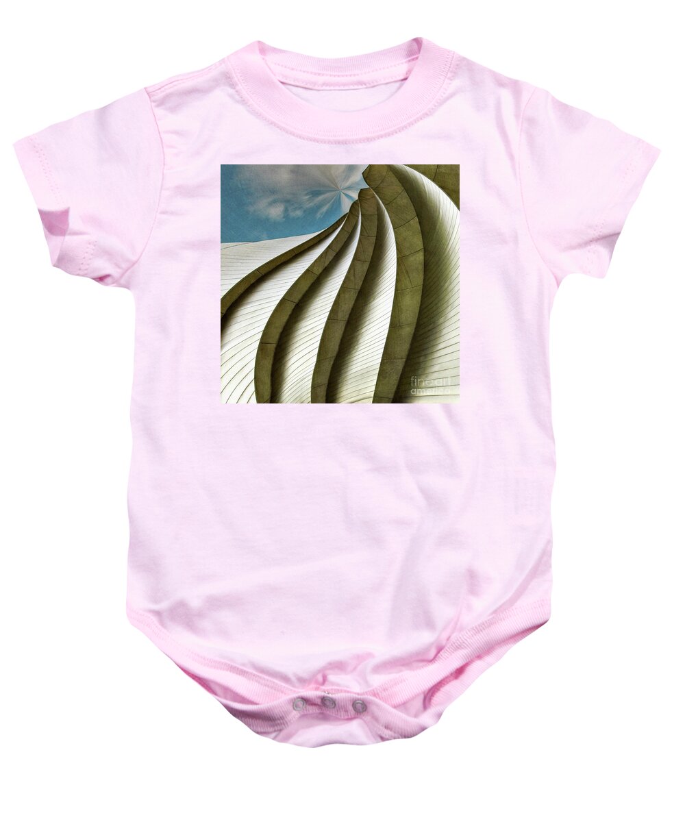 Kauffman Performing Arts Center Baby Onesie featuring the photograph Variations On Kauffman by Doug Sturgess