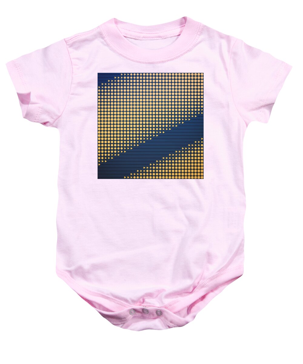 Abstract Baby Onesie featuring the digital art Pattern 39 by Marko Sabotin