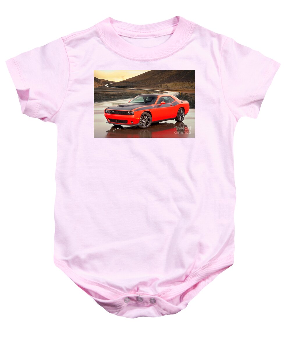 2022 Baby Onesie featuring the photograph 2022 Dodge Challenger R/T by Action