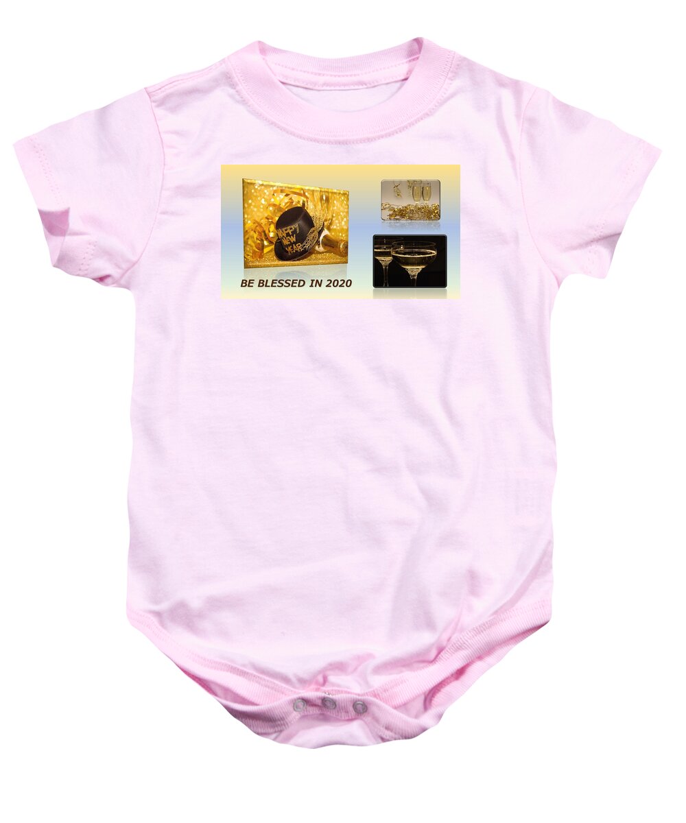 New Year Baby Onesie featuring the photograph Be Blessed in 2020 by Nancy Ayanna Wyatt