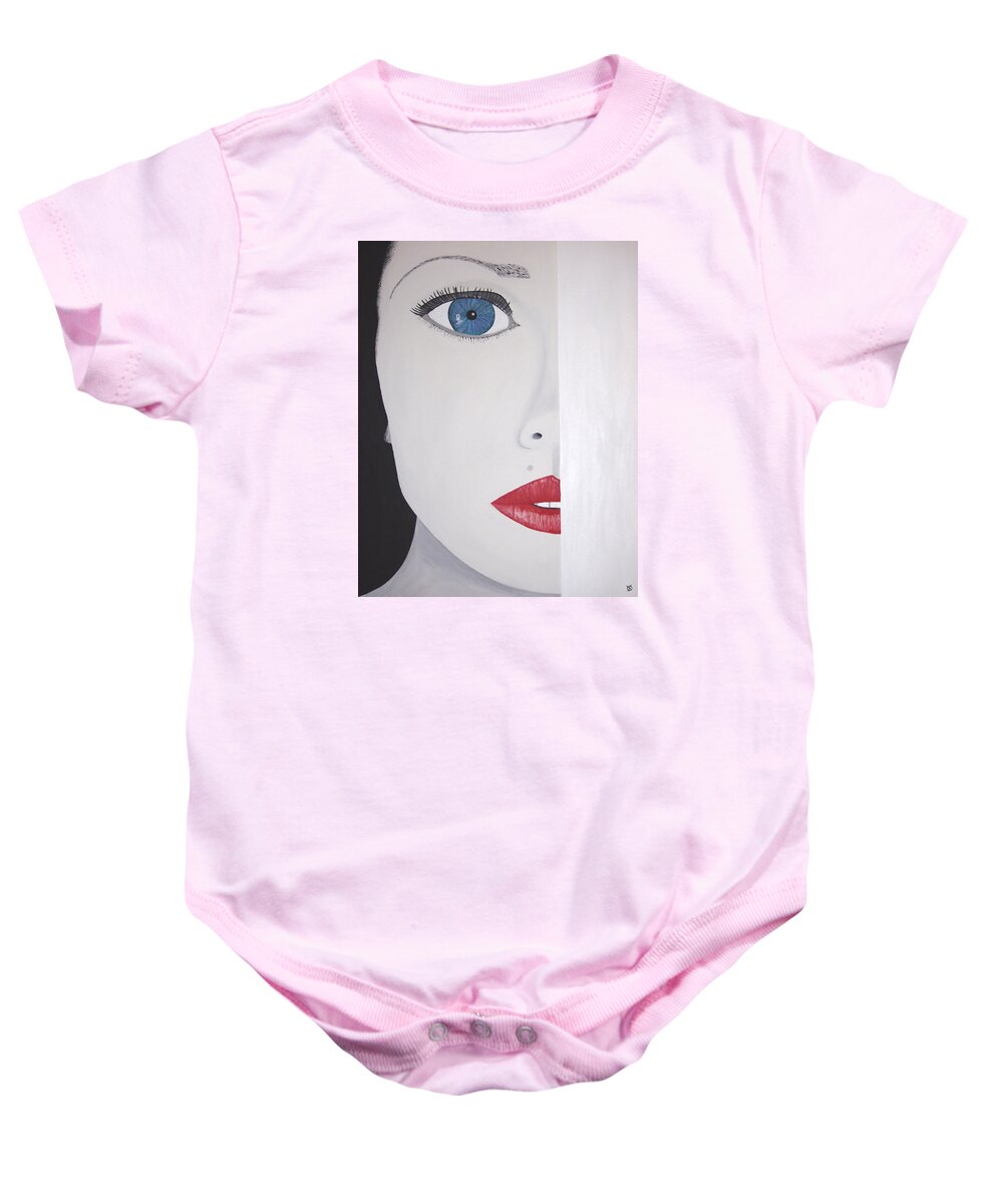 Bright Baby Onesie featuring the painting Brea by Dean Stephens