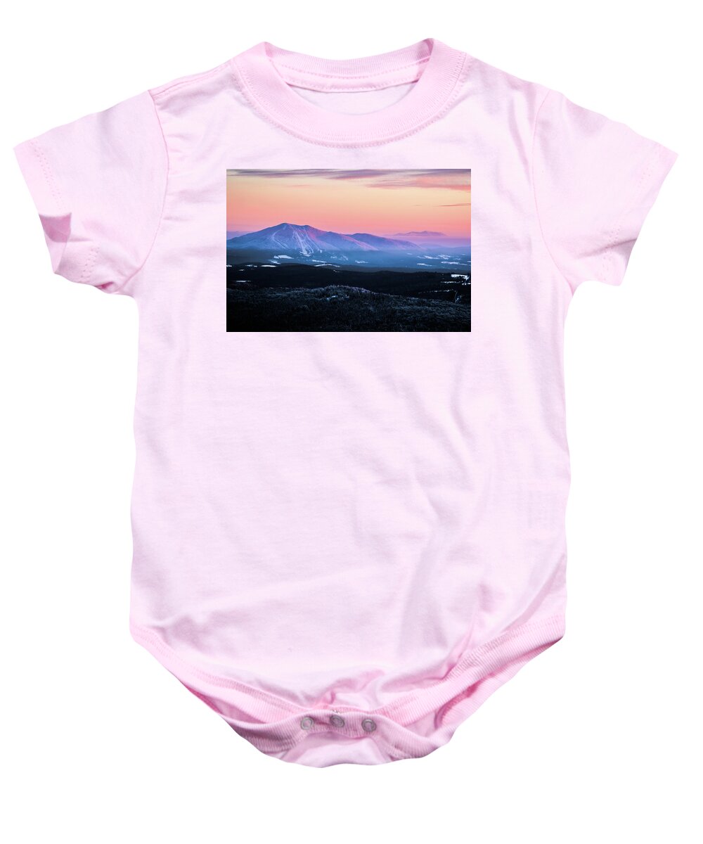 Mountains Baby Onesie featuring the photograph Burke to Moosilauke Tight Crop by Tim Kirchoff