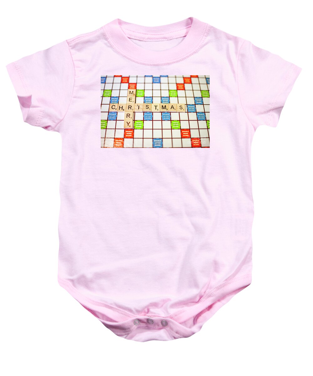 Photography Baby Onesie featuring the photograph Christmas Tiles Are Here by Daniel Knighton