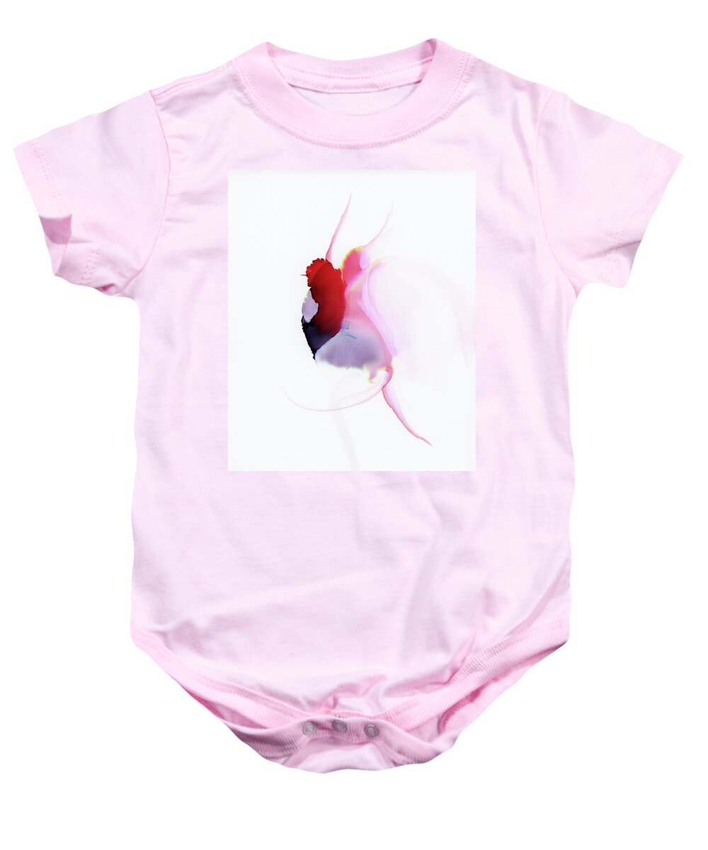 Alcohol Baby Onesie featuring the painting Genesis 3 by KC Pollak