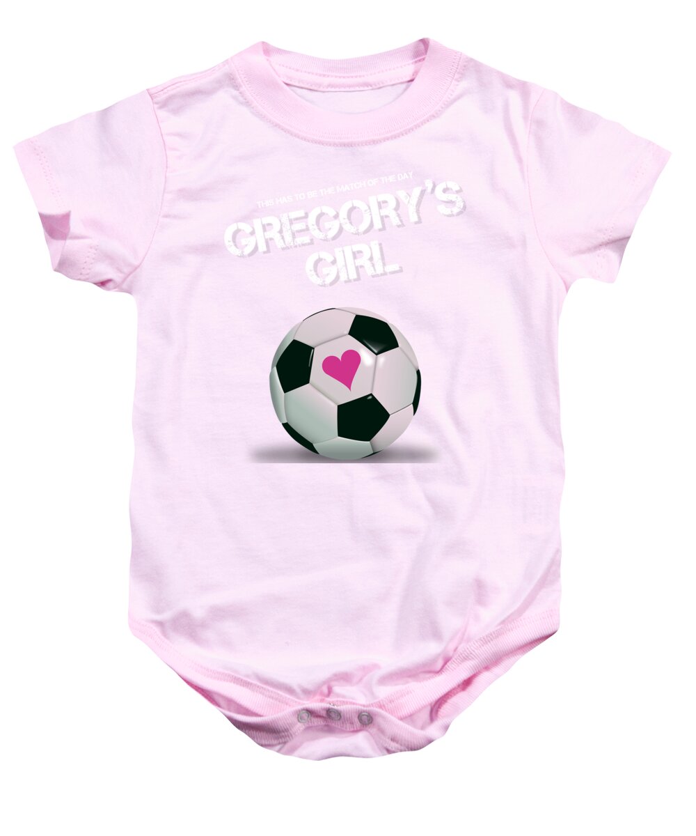 Gregorys Girl Baby Onesie featuring the digital art Gregorys girl - Alternative Movie Poster by Movie Poster Boy