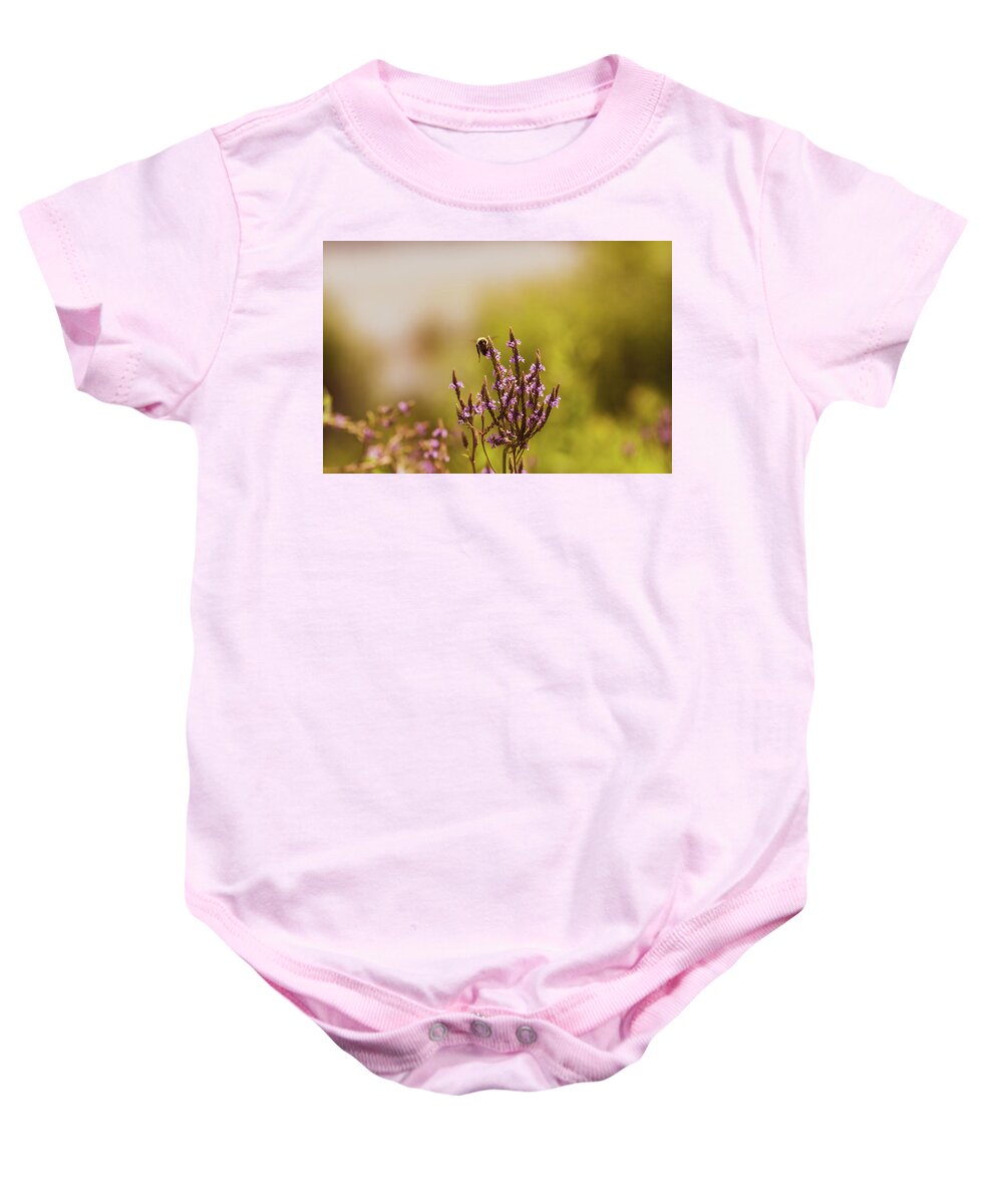 Bee Baby Onesie featuring the photograph Bees by Amelia Pearn