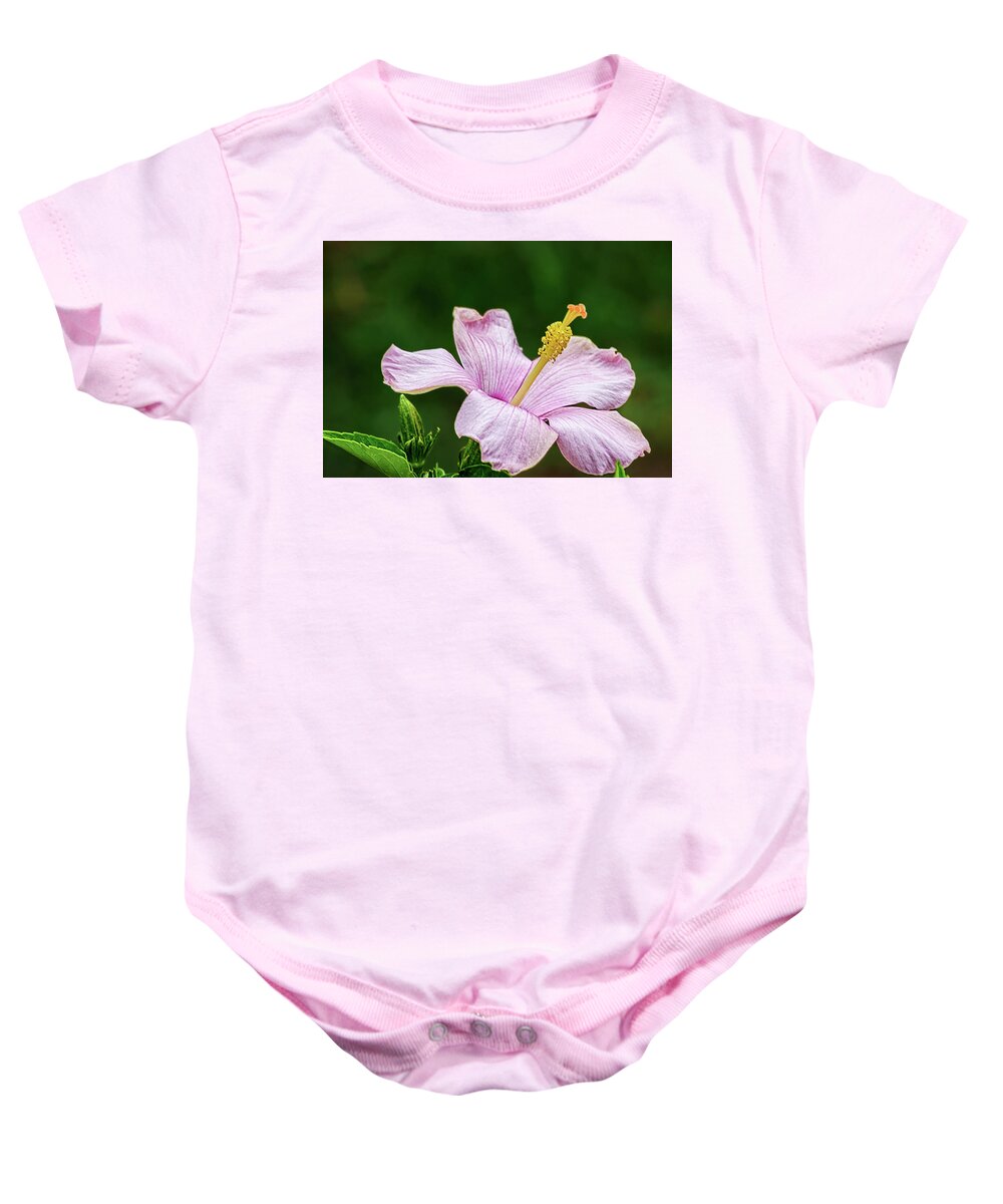 Resplendent Baby Onesie featuring the photograph Pink princess by Camille Lopez