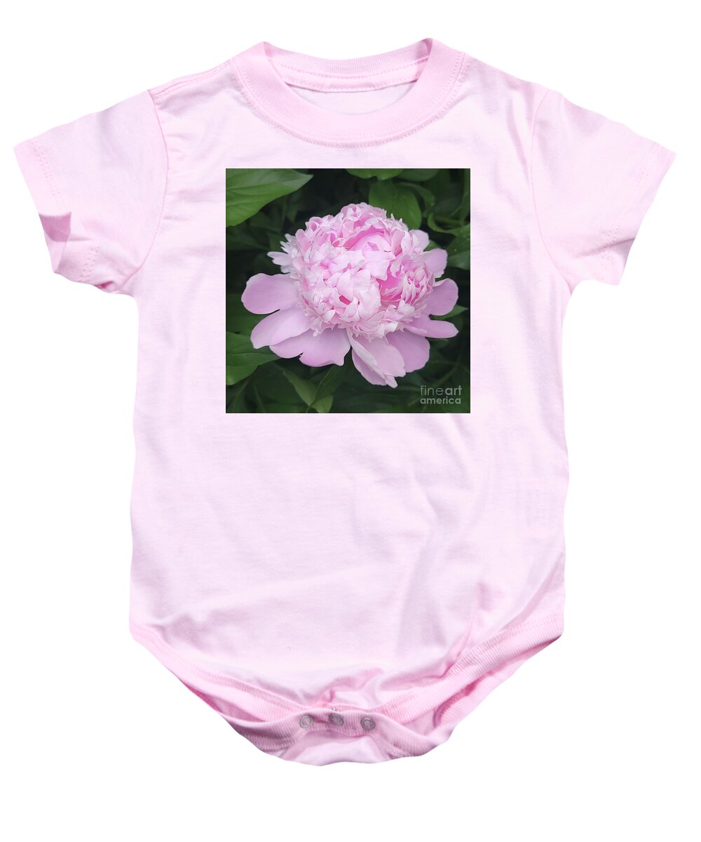 Art Baby Onesie featuring the photograph Ruffled Petals by Jeannie Rhode