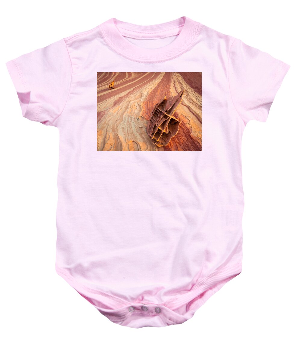 North Coyote Buttes Baby Onesie featuring the photograph Sailing by Peter Boehringer