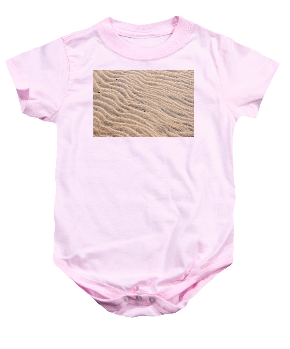 Beach Baby Onesie featuring the photograph Sand Waves in the Dunes by Rose Guinther