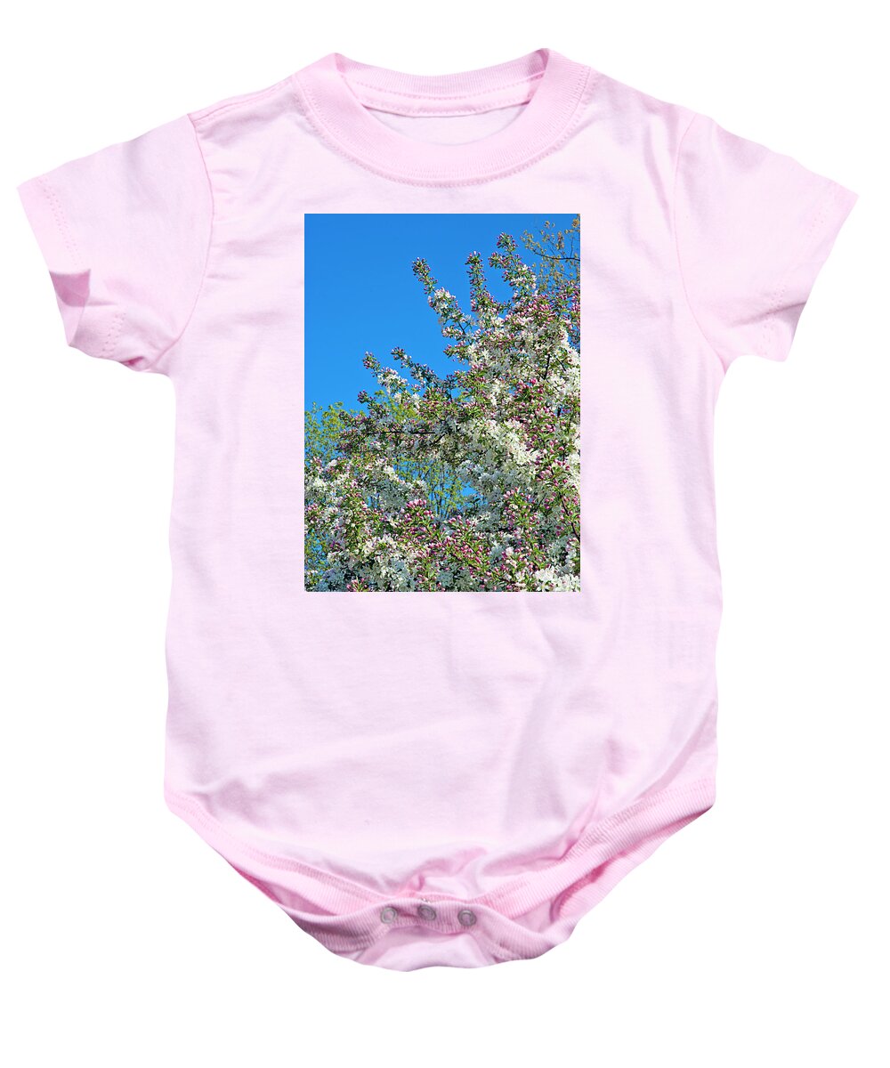 Dexter Baby Onesie featuring the photograph Skyward Glimpse of Spring 1 by Jill Love