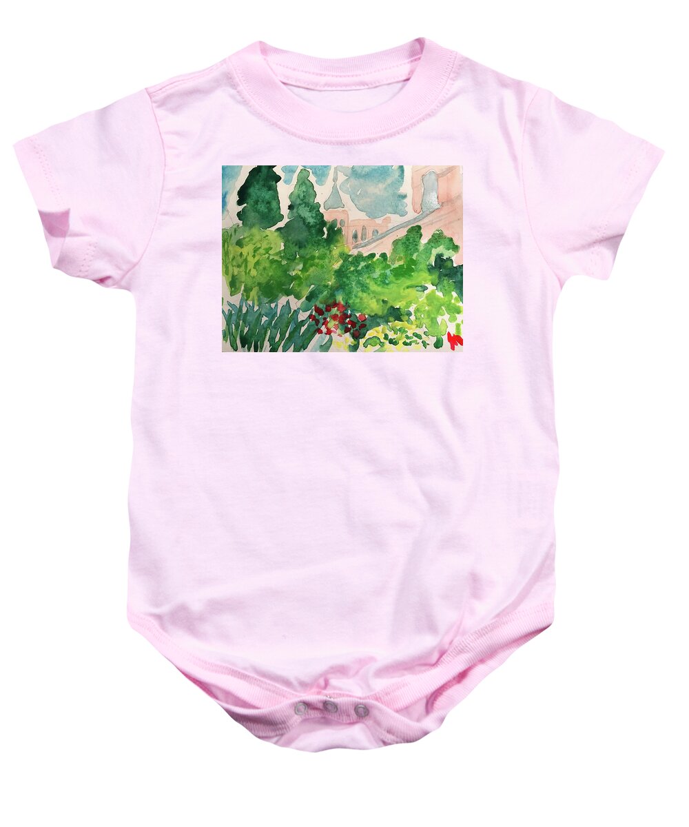  Baby Onesie featuring the painting Smithsonian by John Macarthur