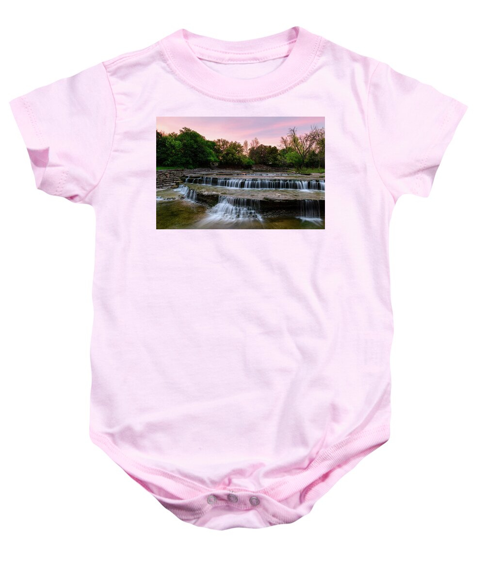 Airfield Falls Baby Onesie featuring the photograph Spring Colors by Michael Scott