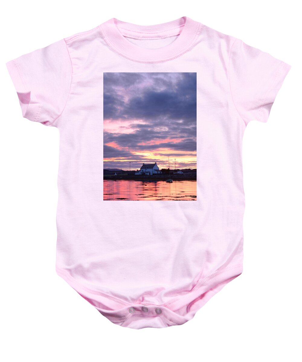 Clachnaharry Sunset Baby Onesie featuring the photograph Sunset at Clachnaharry by Gavin MacRae