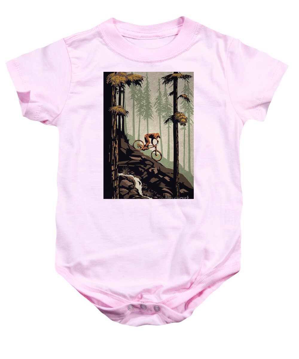  Baby Onesie featuring the painting Think outside no slogan by Sassan Filsoof