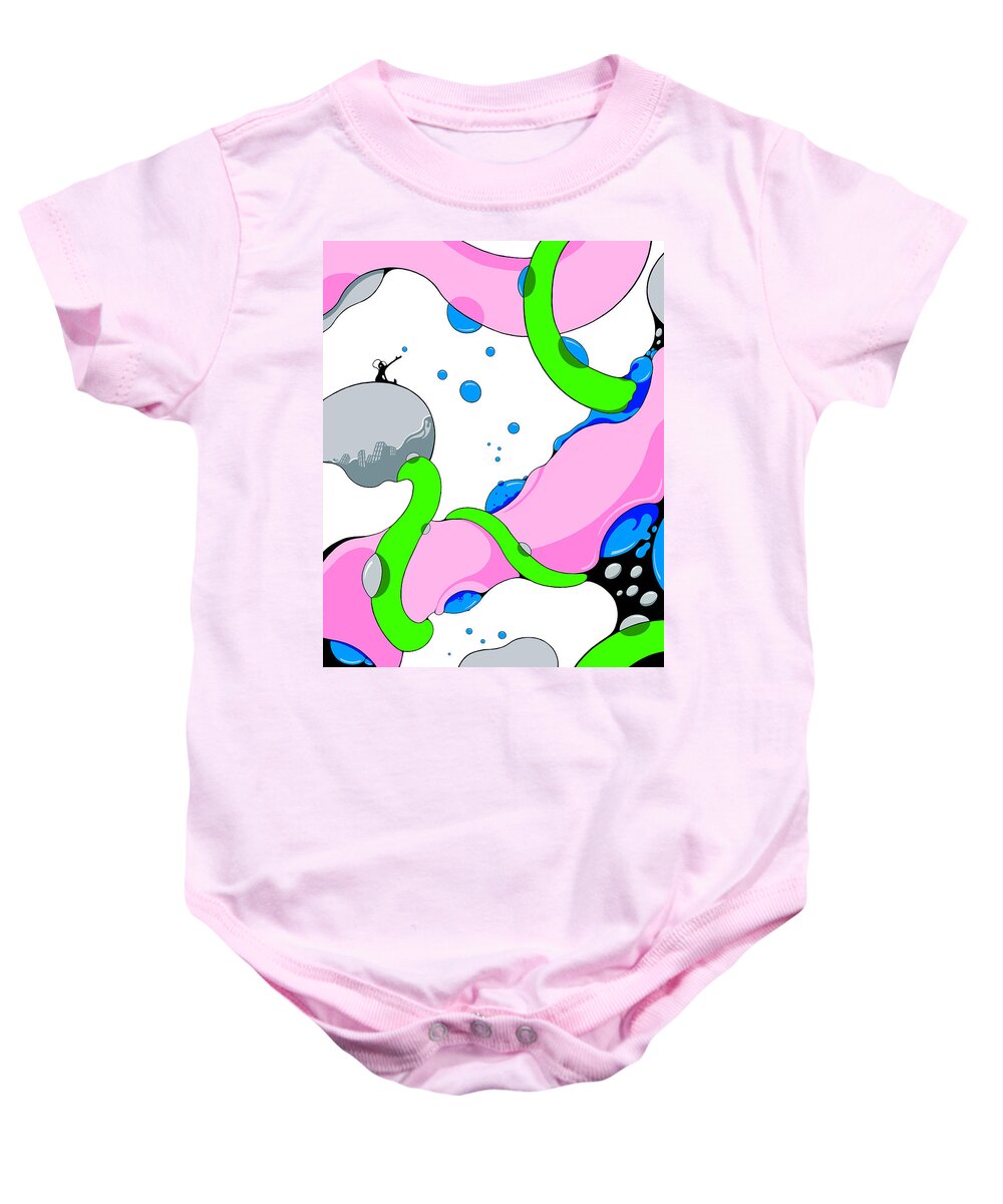 Vine Baby Onesie featuring the digital art Unnatural Selection by Craig Tilley