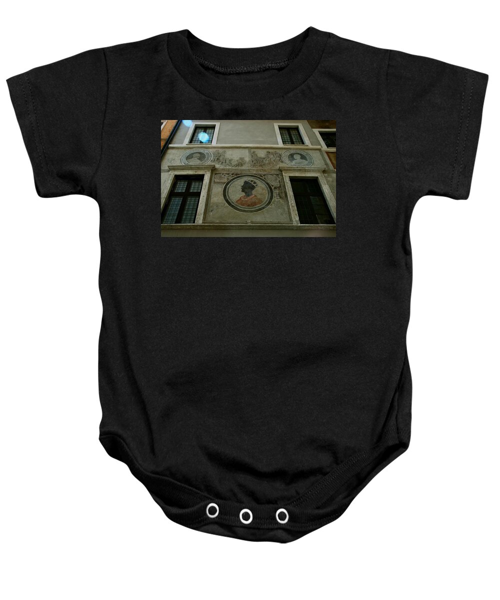 Italy Baby Onesie featuring the photograph Painted Wall #1 by Eric Tressler