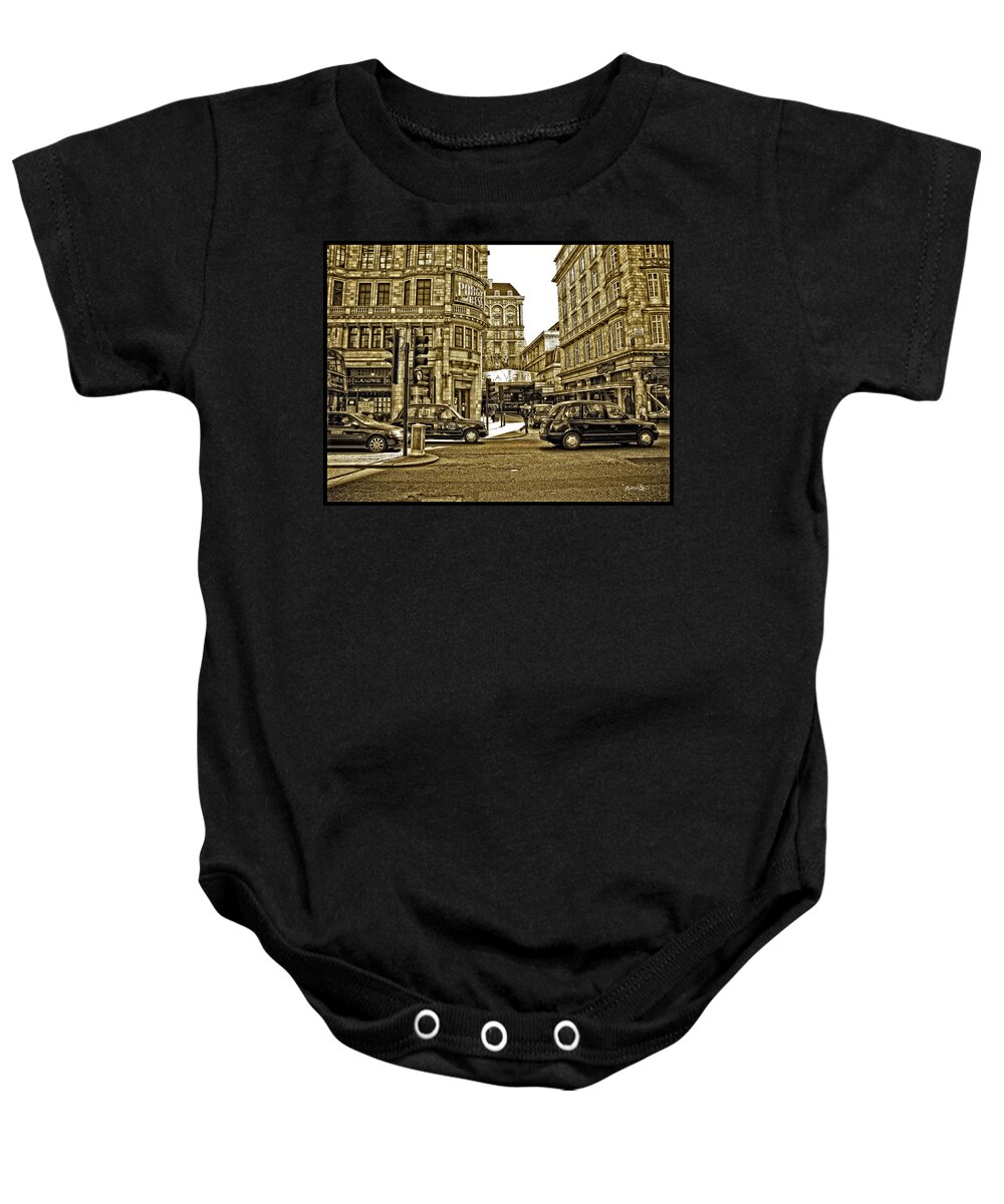 London Baby Onesie featuring the photograph Porgy and Bess in London #1 by Madeline Ellis