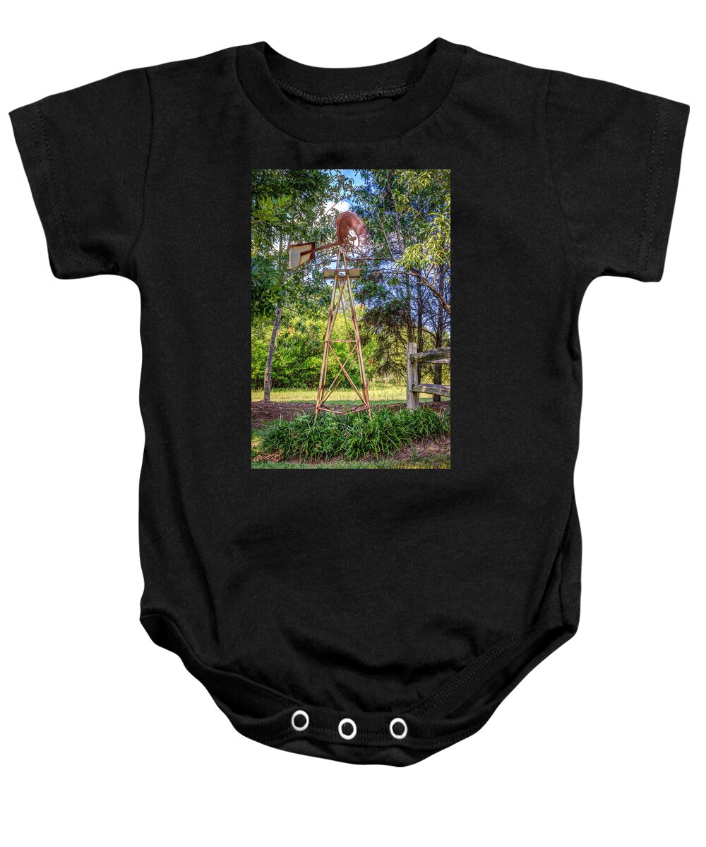 Windmill Baby Onesie featuring the photograph Warm Breeze #1 by Traveler's Pics