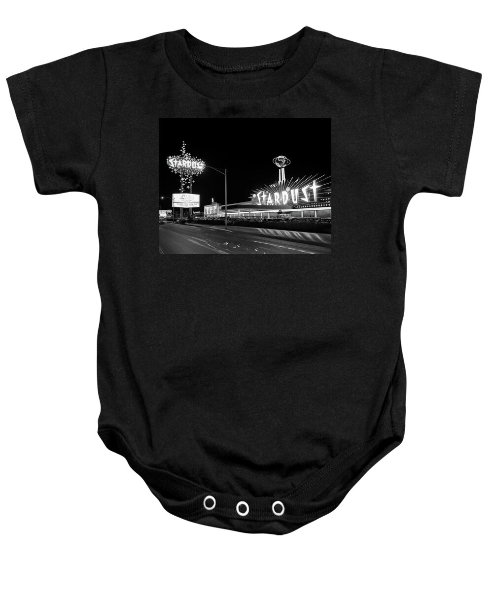 Photography Baby Onesie featuring the photograph 1960s Night Scene Of The Stardust by Vintage Images