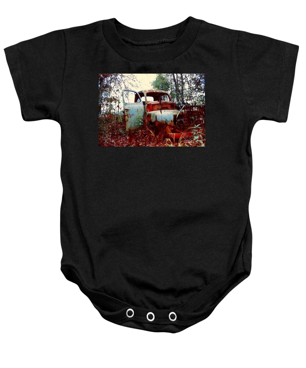 Mississippi Baby Onesie featuring the photograph Abandoned Journey #1 by Michael Hoard