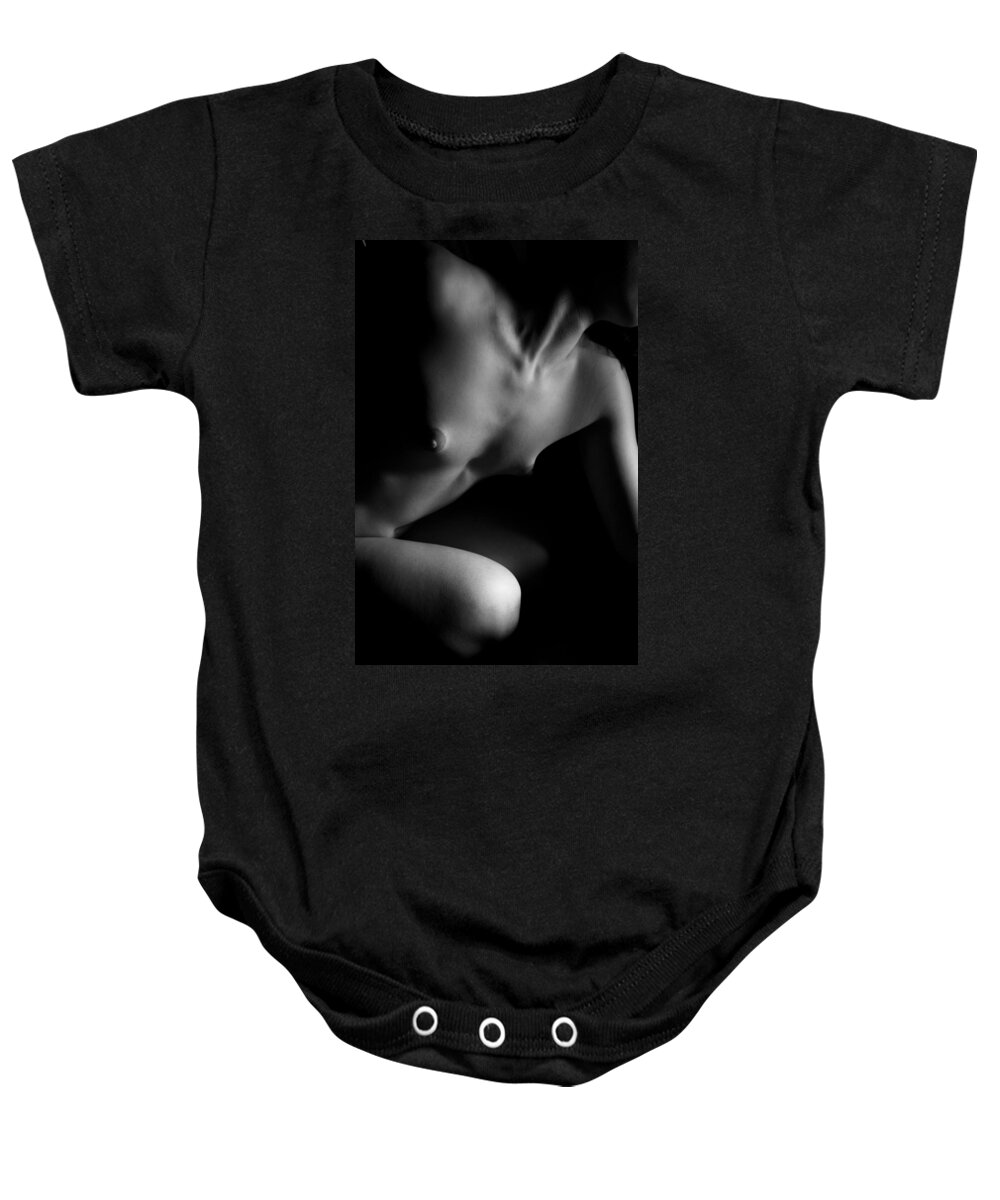 Breasts Baby Onesie featuring the photograph Figure Study #2 by Joe Kozlowski