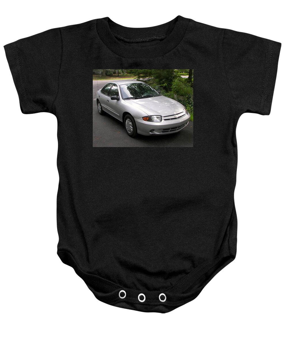 2003 Chevy Cavalier Passager Side Baby Onesie featuring the photograph 2003 Chevy Cavalier Passager Side Front by Chris W Photography AKA Christian Wilson