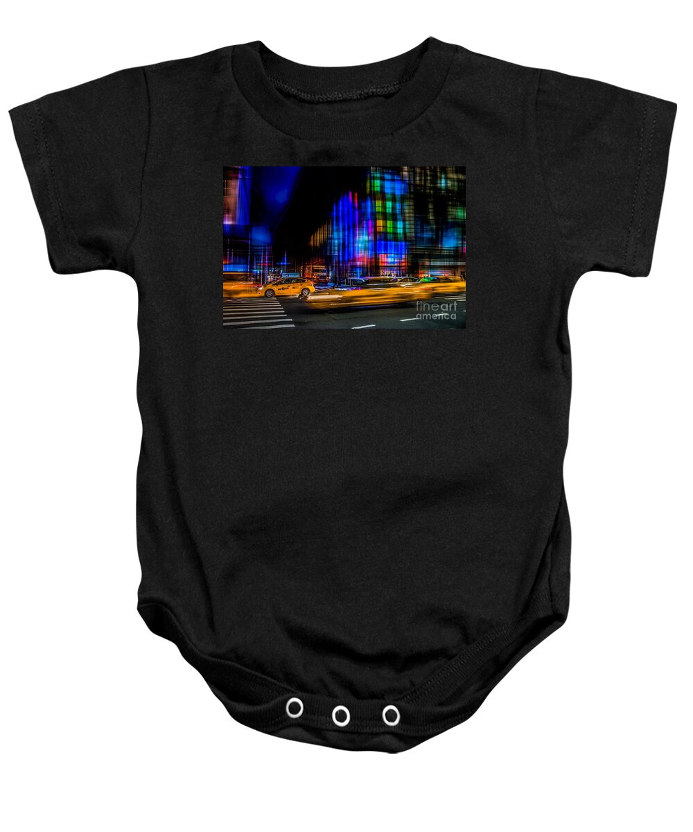 Nyc Baby Onesie featuring the photograph a city full of colors II by Hannes Cmarits