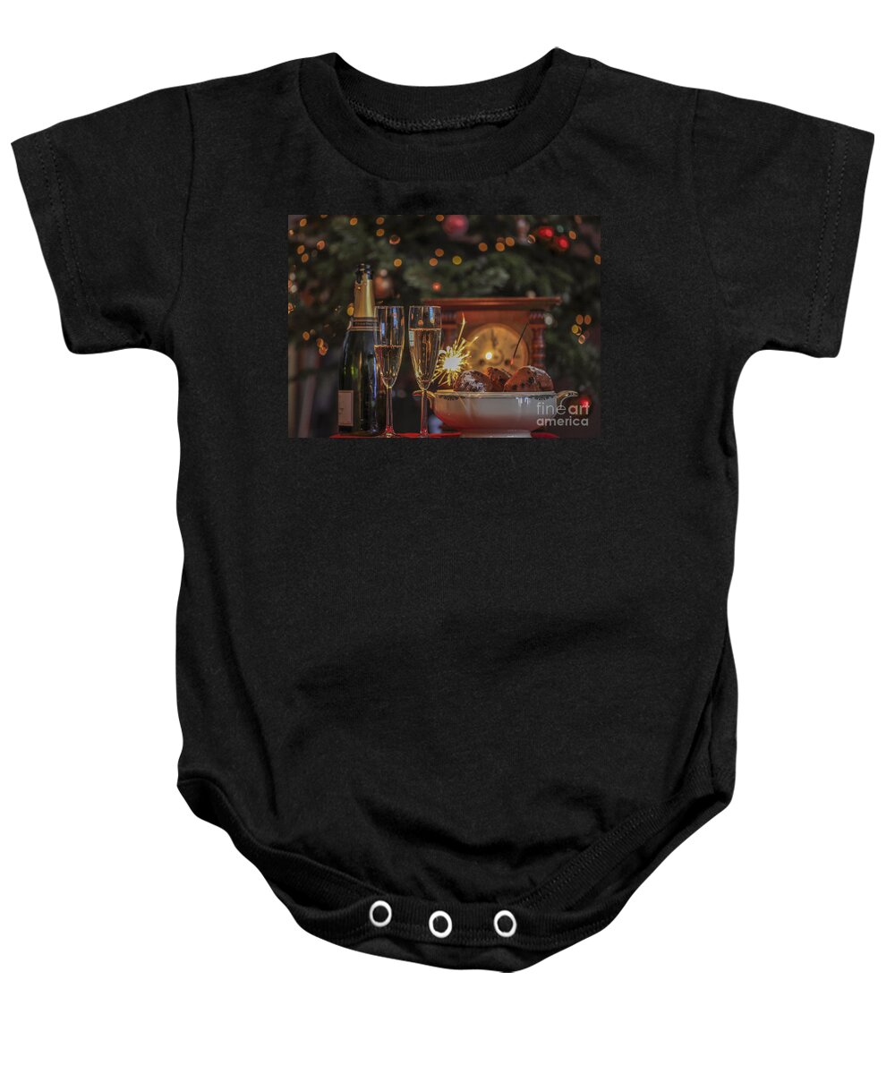 New Year's Eve Baby Onesie featuring the photograph A very happy new year by Patricia Hofmeester